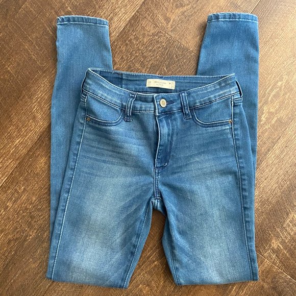 Abercrombie + Fitch Mid-Rise Skinny Jeans -25x29 - Picture 4 of 8